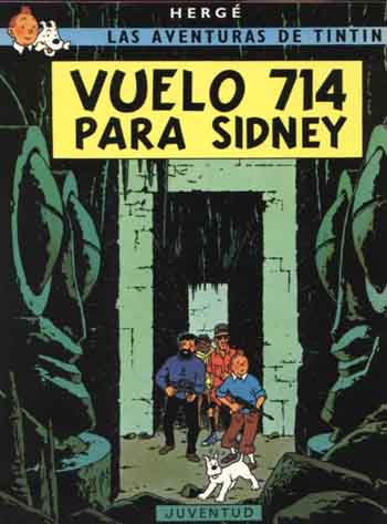 Tintin y vuelo 714 para Sidney