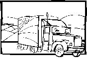 Camion grande para pintar