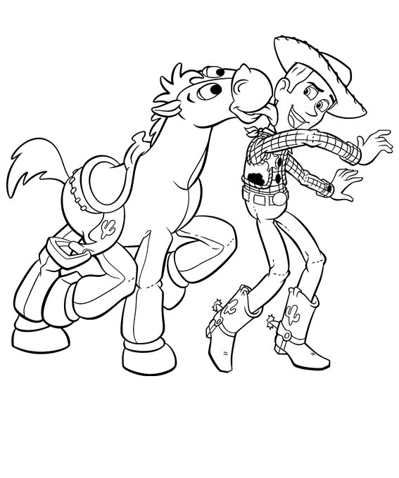 Woody y su caballo