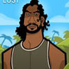 Caricatura de Sayid de Lost