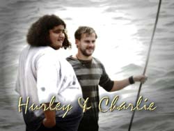 Fondos de pantalla de Hurley y Charlie de Lost