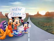 Pluto y Mickey mouse