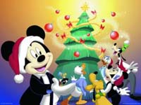 El raton Mickey, Donald, Pluto y Tribilin